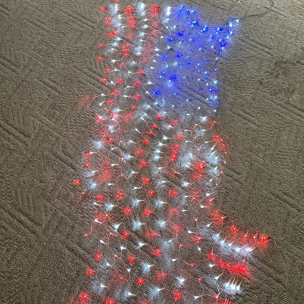 American Flag Festive Led Lights